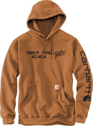 Image of Black Hills State Carhartt Hoodie -  carharttbrown